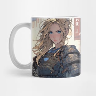 Foreign Lady Samurai anime Mug